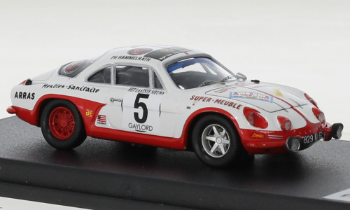 Trofeu - Alpine Renault A110, weiss/rot, Rallye Ypres, 1973, #5, 1:43