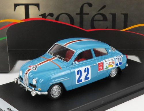 Trofeu - SAAB 96 N 22 4th RALLY 1000 LAKES 1962 S.LAMPINEN - J.AHAVA BLUE