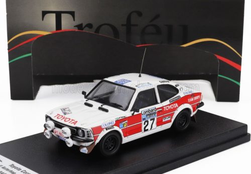 Trofeu - TOYOTA COROLLA LEVIN (night version) N 27 RAC RALLY 1977 LEIF ASTERHAG - ANDERS GULLBERG WHITE RED