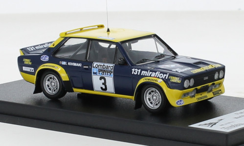 Trofeu - Fiat 131 Abarth, Rallye WM, RAC Rallye, 1976, Olio Fiat, #3, 1:43