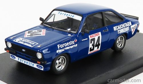 Trofeu - Ford England Escort Mkii N 34 Rally Vila Do Conde 1980 A.Carreira Blue