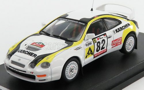 Trofeu - TOYOTA CELICA GT-FOUR N 82 RALLY OF PORTUGAL 1995 U.NITTEL - M.ECKARDT WHITE YELLOW BLACK