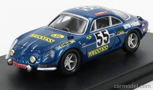 Trofeu - Renault Alpine A110 N 55 Winner Class 1000Km Spa 1970 J.M.Jacquemin - B.Palayer Blue Met