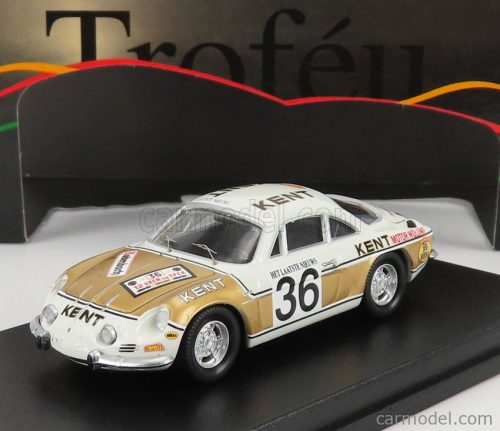 Trofeu - Renault Alpine A110 N 36 Rally Ypres 1972 F.Vandecaveye - W.Plas White Gold