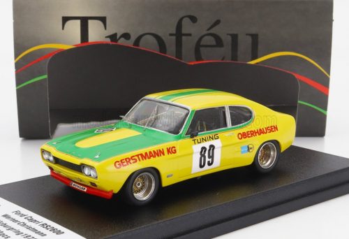 Trofeu - FORD ENGLAND CAPRI 2600 RS N 89 2nd NURBURGRING 1972 W.CHRISTMANN YELLOW GREEN