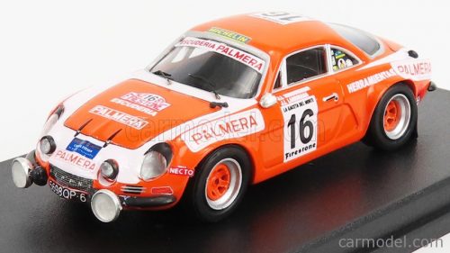 Trofeu - Renault Alpine A110 N 16 Rally Firestone 1976 I.Sunsundegui - J.Larrinaga Orange White