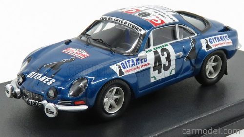 Trofeu - Renault Alpine A110 N 43 Rally Bandama 1974 S.Mehta - M.Doughty Blue Met