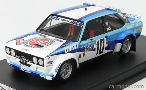 Trofeu - Fiat 131 Abarth Team Fiat Italia N 10 Winner Rally Montecarlo 1980 W.Rohrl - C.Geistdorfer White Blue