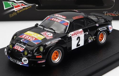 Trofeu - RENAULT ALPINE A110 ESSO N 2 WINNER RALLY MONT-BLANC 1976 B.SABY - TILBER BLACK