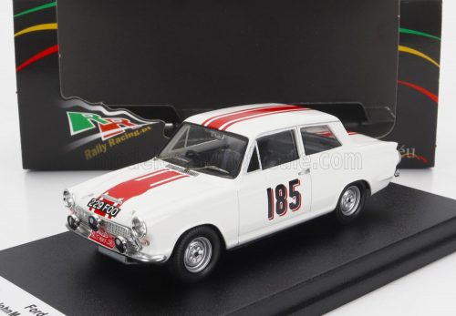 Trofeu - FORD ENGLAND CORTINA GT N 185 RALLY MONTECARLO 1964 J.MANUSSIS - J.UREN WHITE RED