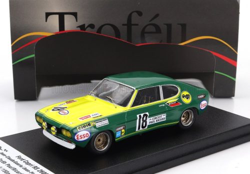 Trofeu - FORD ENGLAND CAPRI RS 2600 N 18 2x6h PAUL RICARD 1971 JEAN CLAUDE GUERIE - JEAN PIERRE ROUGET GREEN YELLOW