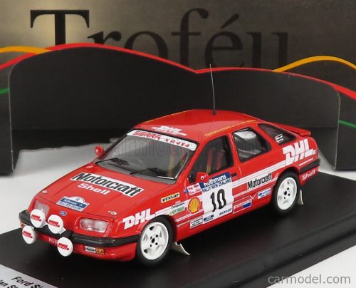 Trofeu - Ford England Sierra Xr4X4 (Night Version) N 10 Rally New Zealand 1988 B.Stokes - G.Adams Red White