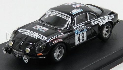 Trofeu - RENAULT A110 ALPINE COUPE N 48 RALLY RAC 1978 B.SABY - M.GUEGAN BLACK