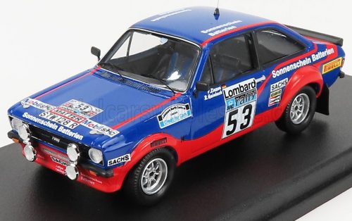 Trofeu - FORD ENGLAND ESCORT MKII N 53 20th RALLY RAC 1977 M.WILSON - T.HARRYMAN BLUE RED