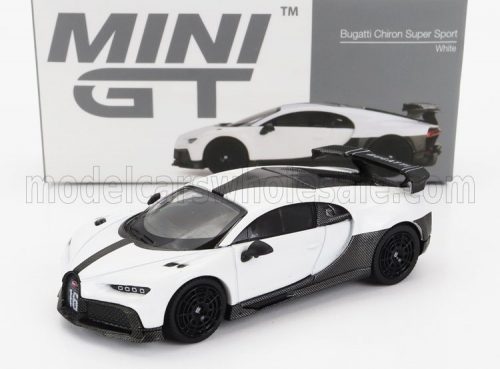 TrueScale - BUGATTI CHIRON SPORT N 16 LHD 2016 WHITE BLACK