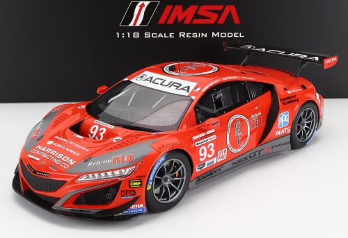 Truescale - Acura Nsx Gt3 Evo22 Team Edge Motorsport N 93 12H Sebring 2022 Red