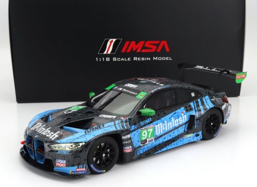 TrueScale - BMW 4-SERIES M4 GT3 TEAM TURNER MOTORSPORT N 97 2nd IMSA GTD CLASS LAGUNA SECA 2023 B.AUBERLEN - J.EDWARDS - B.SPENGLER - C.HULL BLUE BLACK