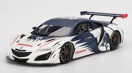 TrueScale - HONDA NSX GT3 EVO TEAM ALPHA TAURI N 0 RED BULL FORMULA NURBURGRING 2023 YUKI TSUNODA WHITE BLUE