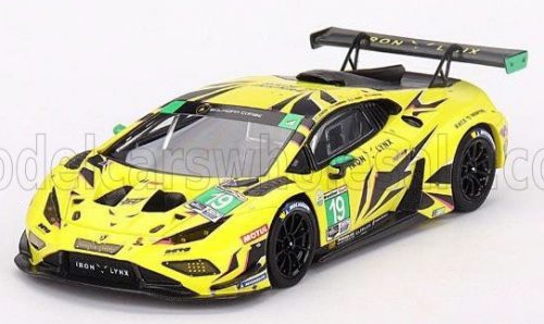 TrueScale - LAMBORGHINI HURACAN GT3 EVO2 TEAM IRON LYNX N 19 IMSA 24h DAYTONA 2023 C.SCHIAVONI - R.INEICHEN - F.PERERA - R.GIAMMARIA YELLOW