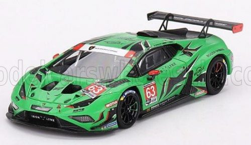 TrueScale - LAMBORGHINI HURACAN GT3 EVO2 TEAM IRON LYNX N 63 IMSA 24h DAYTONA 2023 M.BORTOLOTTI - A.CALDARELLI - R.GROSJEAN - J.PEPPER GREEN