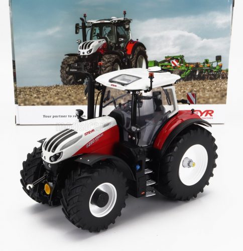 Universal Hobbies - STEYR 6280 ABSOLUT CVT TRACTOR 2022 RED WHITE