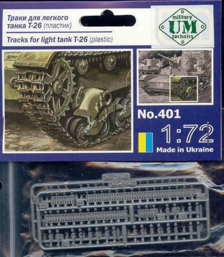 Unimodell - Ketten for Light Tank T-26