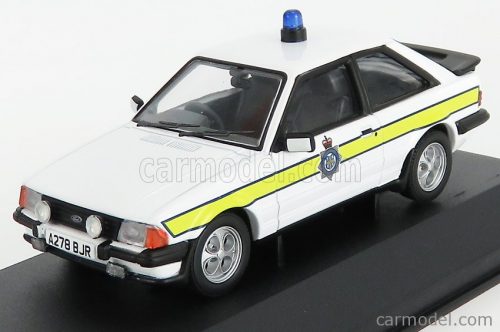 Vanguards - Ford England Escort Mkiii Xr3I Police 1990 White Yellow