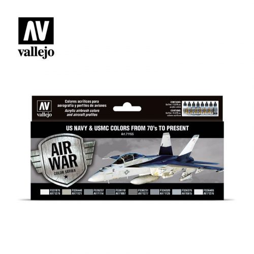 Vallejo - Model Air - US Navy & USMC Colors from 70's to present Paint set