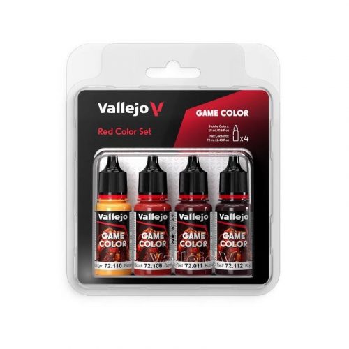 Vallejo - Game Color - Red Color Set