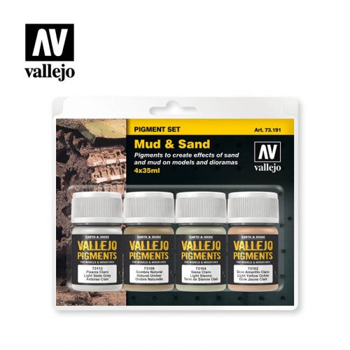 Vallejo - Pigment Set - Mud & Sand