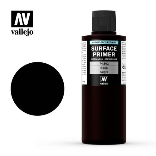 Vallejo - Surface Primer - Black 200 ml.