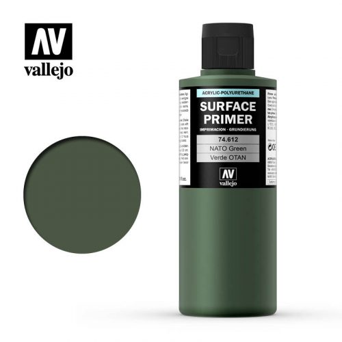 Vallejo - Surface Primer - NATO Green 200 ml.