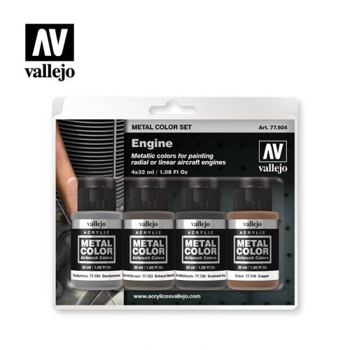 Vallejo - Metal Color - Engine Paint set