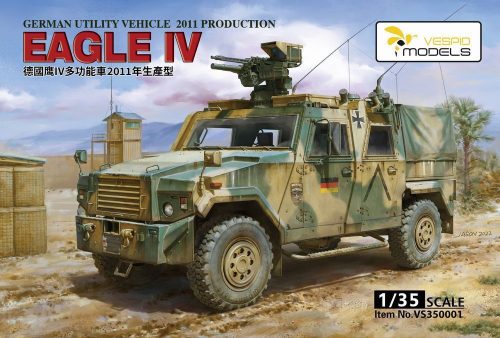 Vespid models - 1:35 German Eagle IV Utility Vehicle 2011 production (Deluxe edition)