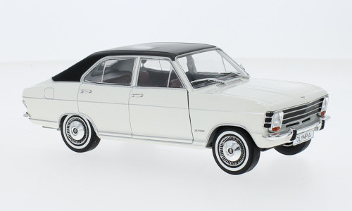 WHITEBOX - Opel Olympia A, weiss/schwarz, 1967, 1:24