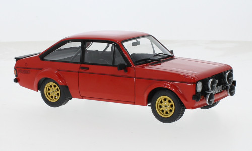 WHITEBOX - 1:24 Ford Escort MK II RS 2000 Red 1977 - WHITE BOX