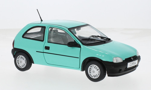 WHITEBOX - 1:24 Opel Corsa B Turquoise 1993 - WHITE BOX