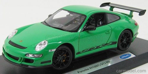 Welly - Porsche 911 997 Gt3Rs 2010 Green Black