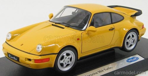 Welly - Porsche 911 964 Turbo 1990 Yellow