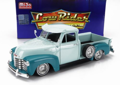 Welly - CHEVROLET 3100 PICK-UP LOW RIDER 1953 2 TONE GREEN