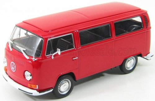 Welly - VOLKSWAGEN T2 MINIBUS 1972 RED