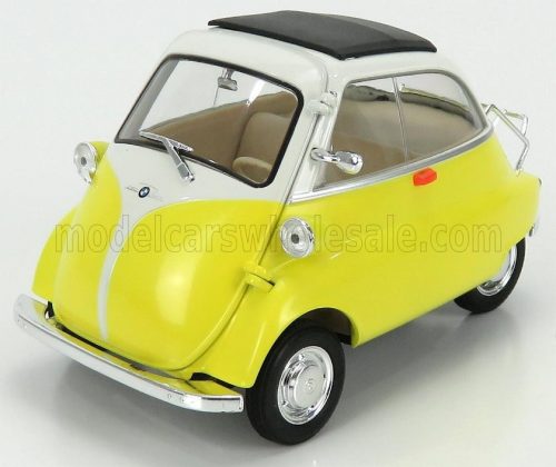 Welly - BMW ISETTA 1955 YELLOW WHITE