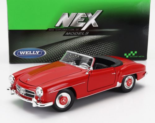 Welly - MERCEDES BENZ 190SL CABRIOLET OPEN 1955 RED