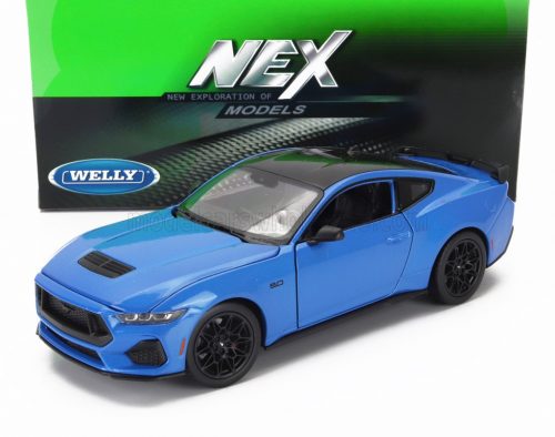 Welly - FORD USA MUSTANG COUPE 2024 BLUE