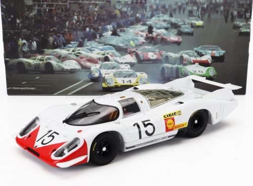 Werk 83 - PORSCHE 917LH 4.5L TEAM PORSCHE SYSTEM ENGENEERING N 15 24h LE MANS 1969 HERBERT LINGE - BRIAN REDMAN - RUDI LINS WHITE RED