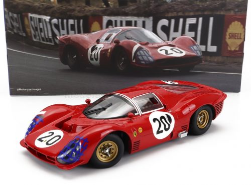 Werk 83 - FERRARI 330 P3 4.0L V12 COUPE ch.0848 TEAM FERRARI SEFAC N 20 24h LE MANS 1966 LUDOVICO SCARFIOTTI - MIKE PARKES RED