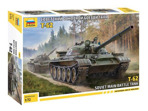 Zvezda - 1:72 Russian main battle tank T-62