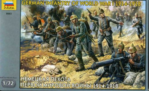 Zvezda - German Infantry Wwi (8083)