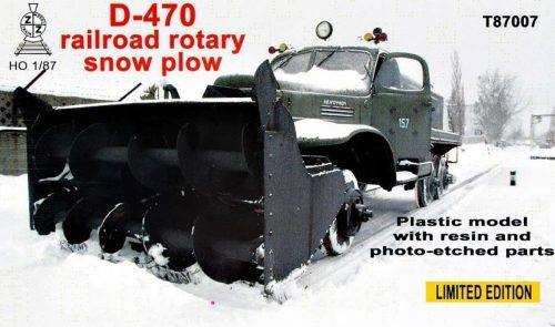 ZZ Modell - D-470 Railroad rotary snow plow